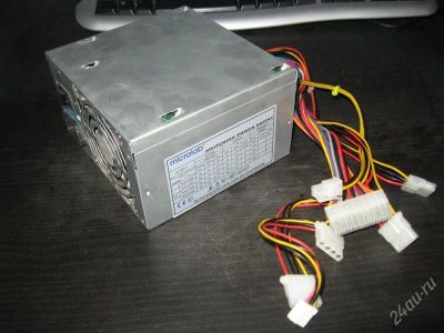 Лот: 2556466. Фото: 1. Блок питания Microlab 350W ATX... Корпуса, блоки питания