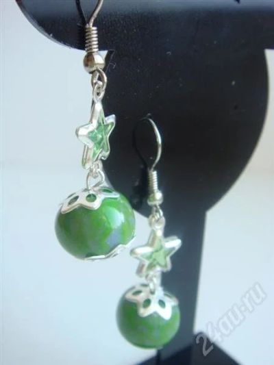 Лот: 665278. Фото: 1. Серьги "Звездное лето". Серьги, каффы