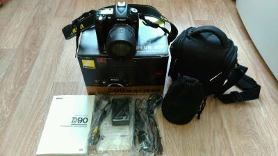 Лот: 8939664. Фото: 1. Nikon D90 kit 18-105. Цифровые зеркальные