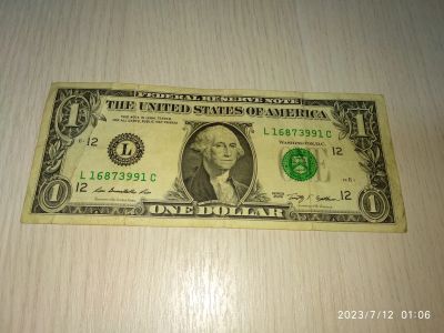 Лот: 20587347. Фото: 1. 1 доллар сша. Америка