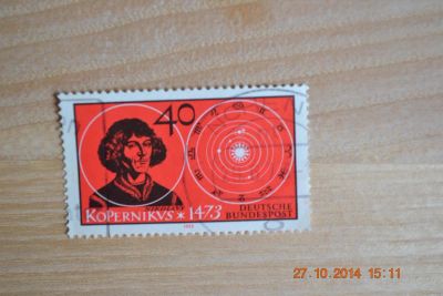 Лот: 4672955. Фото: 1. Марка Германии 1973 г. Николай... Марки