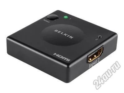 Лот: 5840650. Фото: 1. Комплект Belkin Two-Way HDMI Switch... Шнуры, кабели, разъёмы