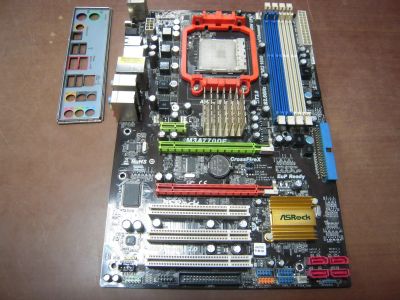 Лот: 13277174. Фото: 1. Материнская плата ASRock M3A770DE... Материнские платы