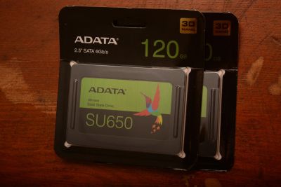 Лот: 14403216. Фото: 1. SSD 120 Гб ADATA SU650, последний. SSD-накопители