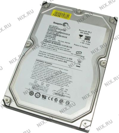 Лот: 7601225. Фото: 1. HDD 250 Gb SATA-II 300 Seagate... Жёсткие диски (HDD)