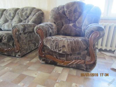 Лот: 5882649. Фото: 1. диван + два кресла !. Диваны