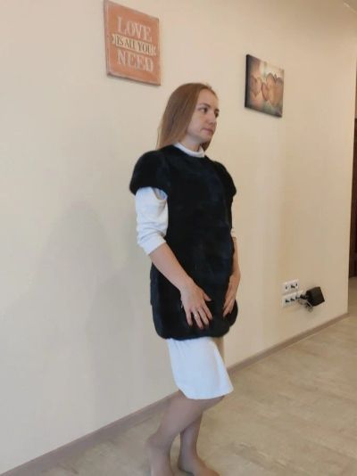 Лот: 12368052. Фото: 1. Норковая жилетка. Верхняя одежда