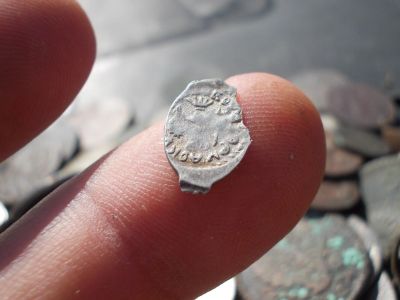 Лот: 14548114. Фото: 1. Очень редкая денга - "Дозор... Россия до 1917 года