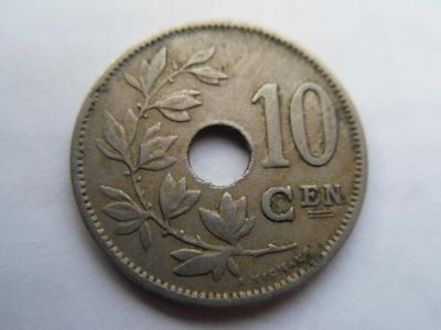 Лот: 8874036. Фото: 1. Бельгия 10 сантимо 1929 Надпись... Европа