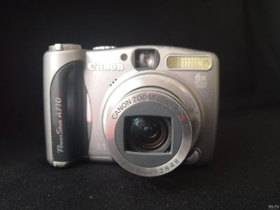 Лот: 17691888. Фото: 1. Фотоаппарат Canon PowerShot A710... Цифровые компактные