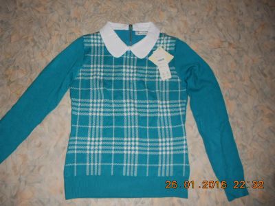 Лот: 6822757. Фото: 1. кофта с воротничком новая. Пиджаки, жакеты, жилеты