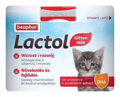 Лот: 15436883. Фото: 1. Lactol (Лактол) Kitty Milk Беафар... Лекарства для животных, ветеринарные препараты