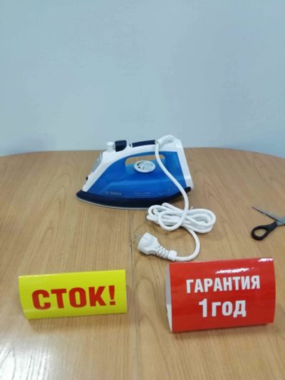 Лот: 15169053. Фото: 1. Утюг bosch tda1024210. Утюги, парогенераторы, отпариватели