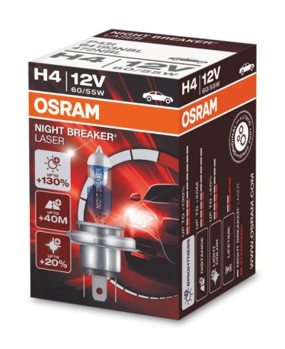 Лот: 11304688. Фото: 1. Osram H4 Night Breaker Laser 64193NBL. Оптика и освещение