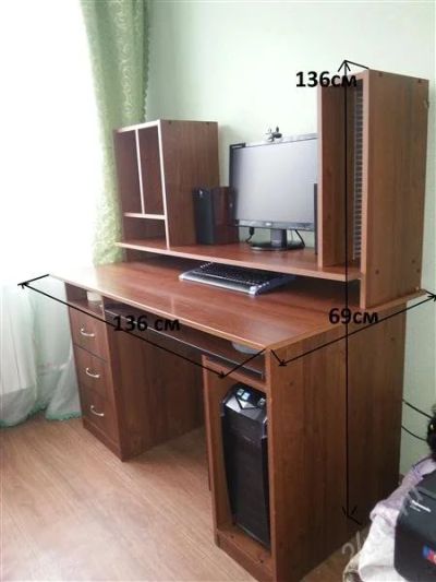 Лот: 2634104. Фото: 1. Компьютерный стол. Другое (мебель)
