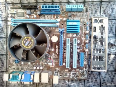 Лот: 9382656. Фото: 1. Материнская плата ASUS P7H55-M... Материнские платы