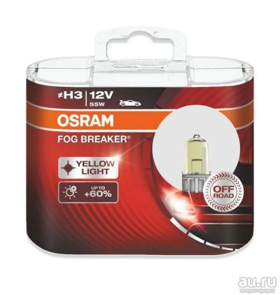 Лот: 15607140. Фото: 1. Галогенновые Лампы H3 Osram Fog... Детали тюнинга