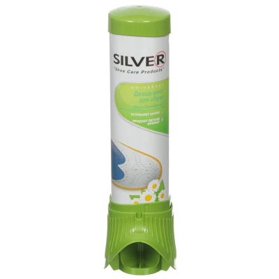 Лот: 24305891. Фото: 1. Дезодорант Silver, для обуви... Средства по уходу и чехлы для одежды