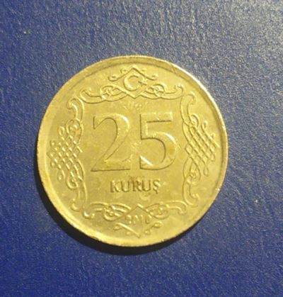 Лот: 25026965. Фото: 1. Турция 25 курушей 2010 г. Европа