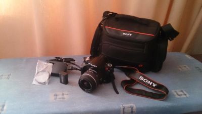 Лот: 4025653. Фото: 1. Зеркальный фотоаппарат Sony a230... Цифровые зеркальные