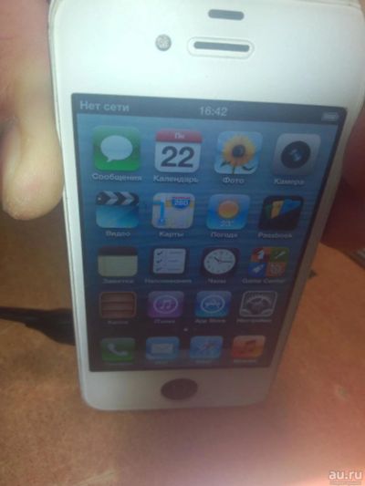 Лот: 8050133. Фото: 1. Смартфон Iphone 4 16Гб не заблокирован... Смартфоны