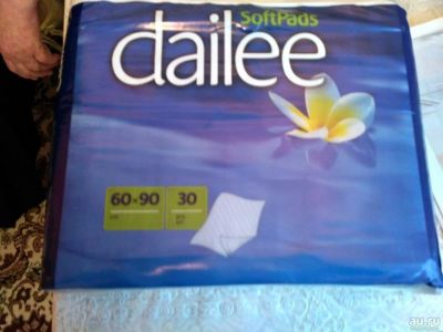 Лот: 8657680. Фото: 1. пеленки "Dailee" soft pads. Реабилитация, уход за больными