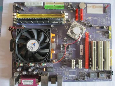 Лот: 3773951. Фото: 1. Комплект AMD Athlon64 3000+ s-939... Материнские платы