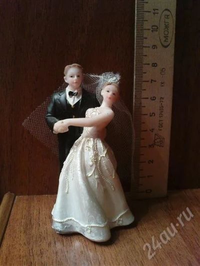 Лот: 691255. Фото: 1. Свадебная фигурка на торт жених... Разное