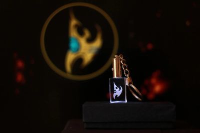 Лот: 5239541. Фото: 1. Брелок со значком Protoss из StarCraft. Брелоки для ключей