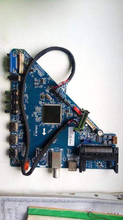 Лот: 16742789. Фото: 1. main-board CV512H-A Galatec TVS-5001EL... Запчасти для телевизоров, видеотехники, аудиотехники
