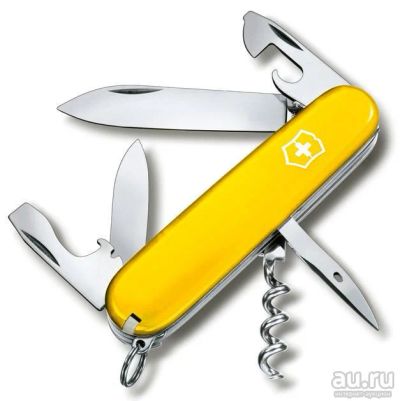 Лот: 15841840. Фото: 1. Нож Victorinox Spartan Yellow... Ножи, топоры