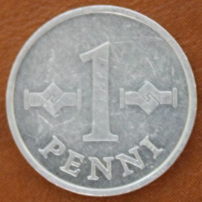Лот: 11580461. Фото: 1. Финляндия 1 пенни . 1970 г . Европа