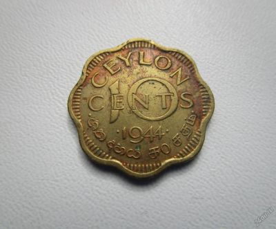 Лот: 5645535. Фото: 1. Цейлон 10 центов 1944 Георг VI. Другое (монеты)