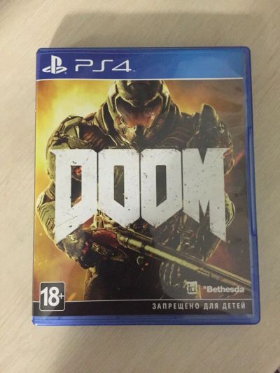 Лот: 7833566. Фото: 1. Doom PS4. Игры для консолей