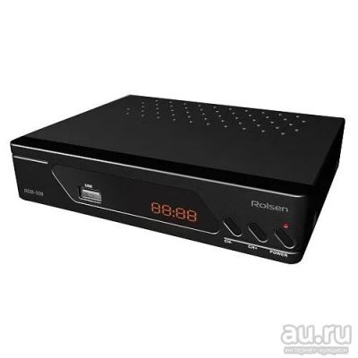 Лот: 9348059. Фото: 1. ТВ тюнер DVB-T2 Rolsen RDB-508. Цифровое, спутниковое ТВ