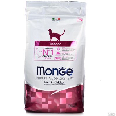 Лот: 17893616. Фото: 1. Monge (Монж) Cat Indoor корм для... Корма