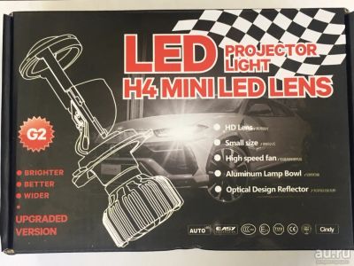 Лот: 13860549. Фото: 1. Светодиодные линзы G2 H4 Biled... Детали тюнинга