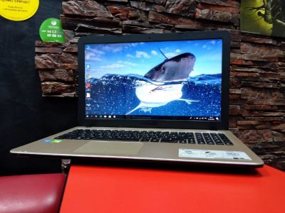 Лот: 13124525. Фото: 1. Ноутбук Asus (4 ядра/500 жесткий... Ноутбуки
