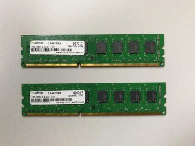 Лот: 10366608. Фото: 1. Mushkin (16GB, 2x8GB PC3-10666... Оперативная память