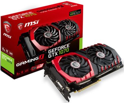 Лот: 10683562. Фото: 1. MSI Nvidia GeForce GTX 1070 Twin... Видеокарты