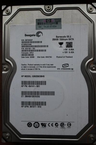 Лот: 4028972. Фото: 1. 250Gb жесткий диск SATA II Seagate... Жёсткие диски (HDD)