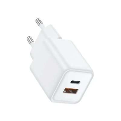 Лот: 25378561. Фото: 1. Зарядное_устройство - TypeC+USB... Зарядные устройства, блоки питания, адаптеры сетевые для смартфонов