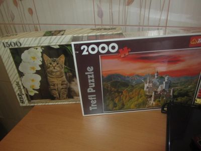 Лот: 4929453. Фото: 1. 2 пазла одним лотом. На 1500 и... Пазлы