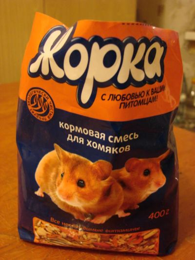 Лот: 6495428. Фото: 1. Корм ЖОРКА для хомки. Корма
