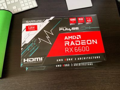 Лот: 19395026. Фото: 1. 8GB RX 6600 Sapphire Pulse новая... Видеокарты