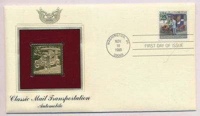 Лот: 14790654. Фото: 1. США 1989 КПД с металлической репликой... Марки