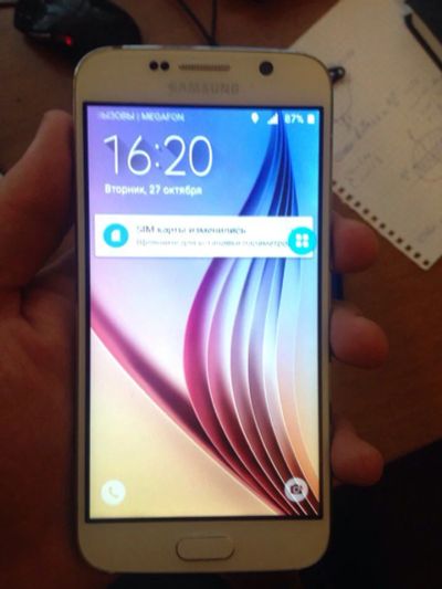 Лот: 6338887. Фото: 1. samsung galaxy s6 white (копия... Смартфоны