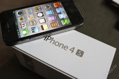 Лот: 1724733. Фото: 1. Новый Iphone 4s 16 GB черный... Смартфоны