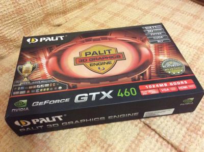 Лот: 8462800. Фото: 1. Geforce GTX460. Sonic Platinum... Видеокарты