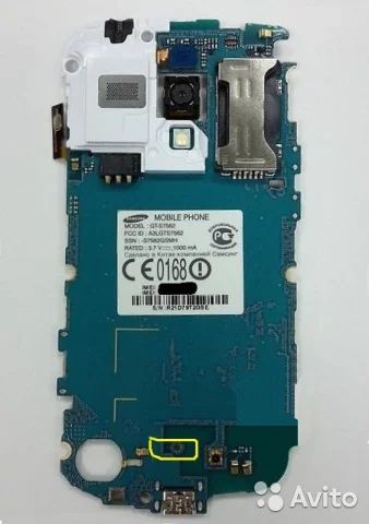 Лот: 7004802. Фото: 1. Системная плата s7562 б/у полностью... Микросхемы и платы